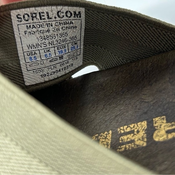 Sorel Out N About Plus Strap Sandals Sage Olive Green Strappy Women’s Sz 8.5 - Picture 12 of 14